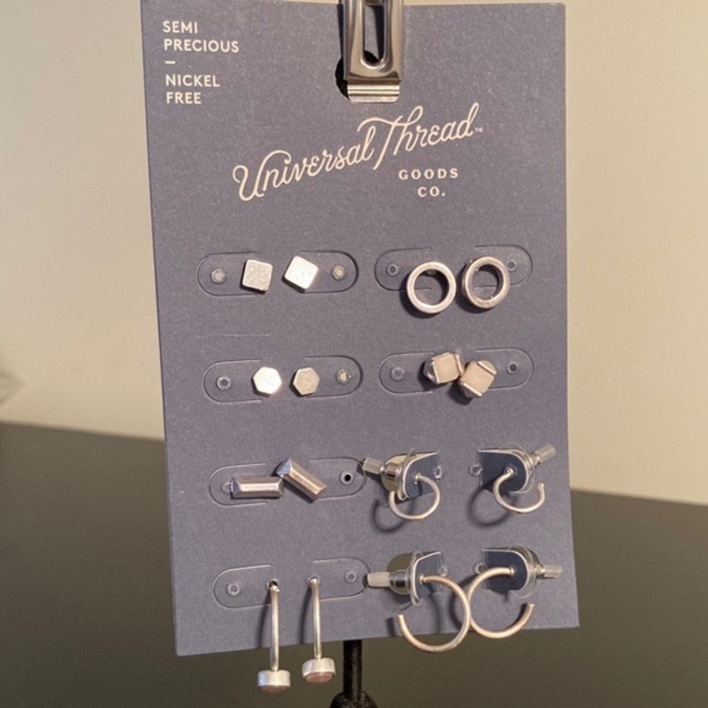 Universal Thread Silver Earring Collection